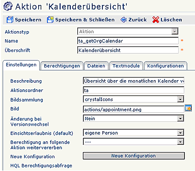 aktion kalenderübersicht